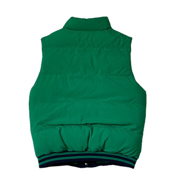 Polo Ralph Lauren Down Fill Green & Navy Reversible Boys Winter Puffer Vest 7 - Picture 4 of 5